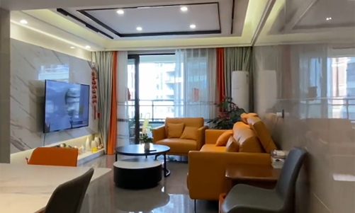 現(xiàn)代風(fēng)格完工實(shí)景案例，時(shí)尚舒適的氛圍