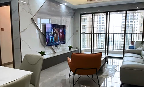 130平現代簡約案例，完工實拍效果