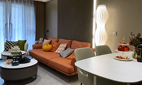 惠州新力城90平，奶油風三室兩廳