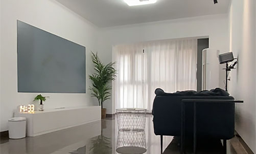 星河丹堤103平現代簡約三居室，簡約線條營造的美感