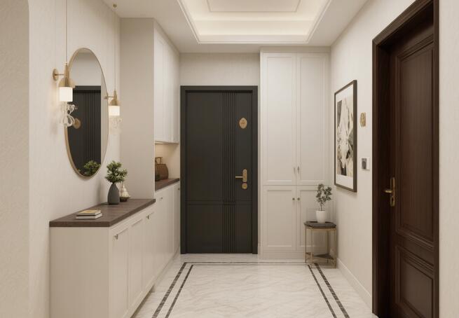 巧妙裝修設計，避免玄關直對客廳和臥室
