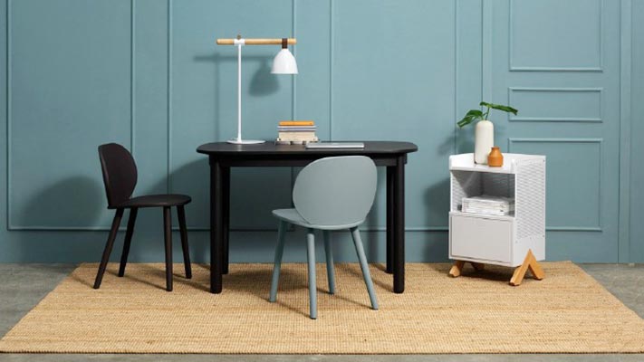 極簡風餐廳餐桌設計，簡約到極致也是一種美