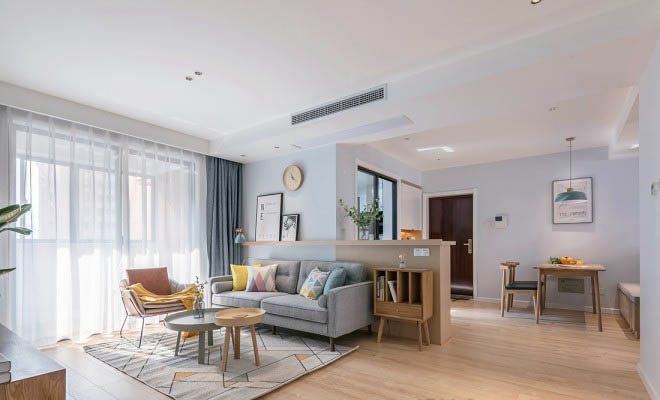 98平北歐風家裝案例,簡單實用最好! 98平北歐風家裝案例,簡單實用最好!