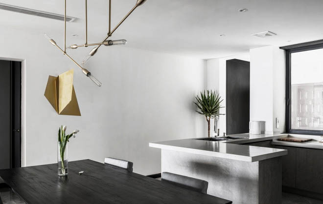 120平現代風家裝案例，黑與白的詩情畫意