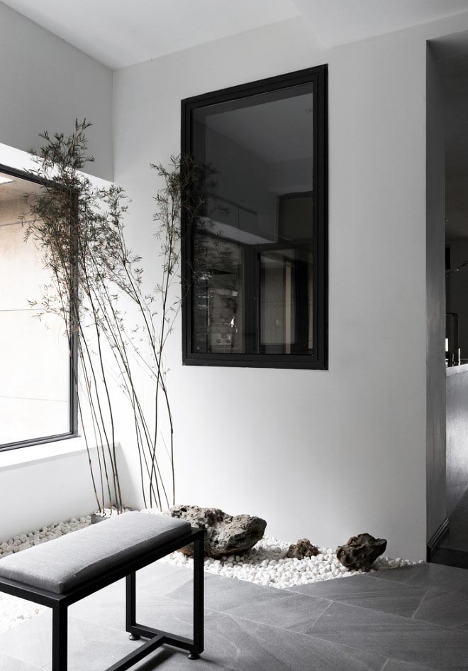 120平現代風家裝案例，黑與白的詩情畫意