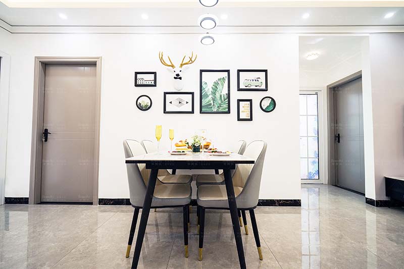 106平現代簡約風實拍圖，構建清新宜居小窩