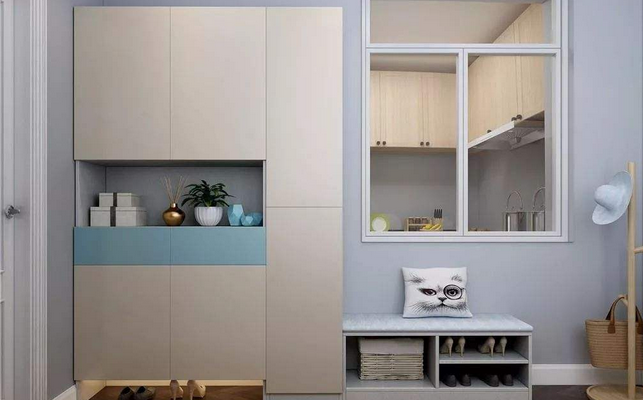 玄關處的衣帽柜怎么設計更好看實用？