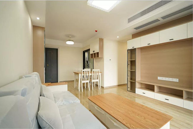 勤城達正大城簡約風裝修，原木色系好清爽