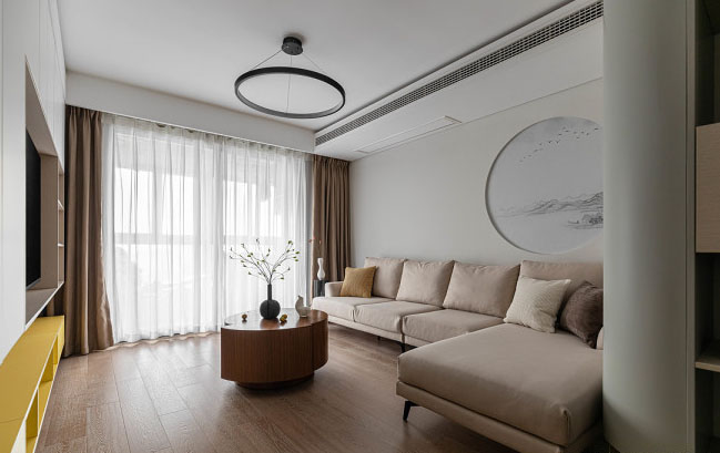 106㎡現代簡約三居室,時尚與雅致的交融 106㎡現代簡約三居室,時尚與雅致的交融